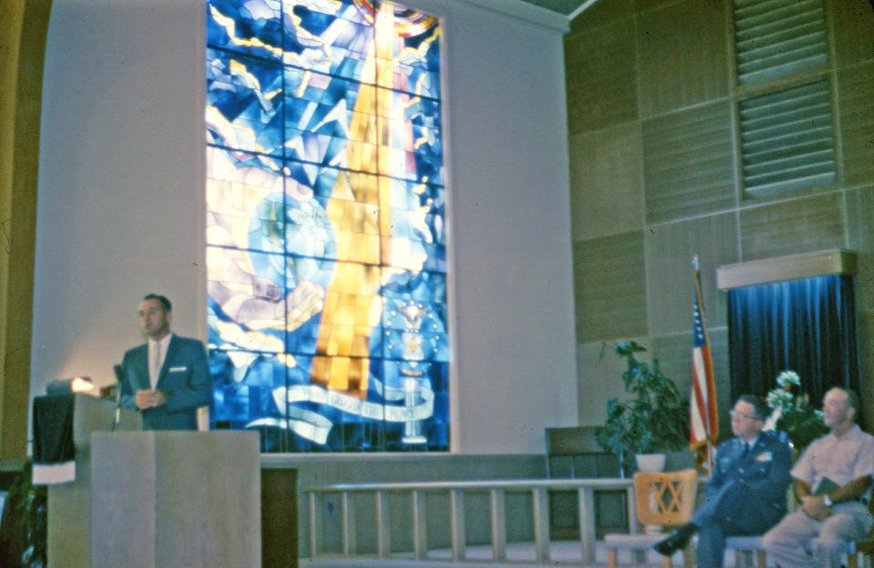 Webb Chapel Stained Glass Window