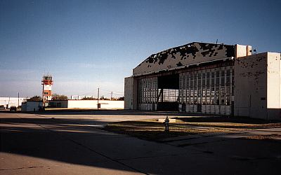 Hangar 25 after the storm